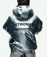 Adidas Mercedes-AMG PETRONAS F1 Team Silver Hooded Jacket