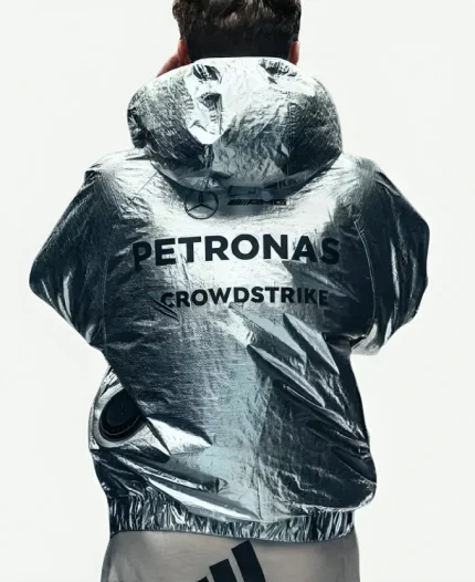 Adidas Mercedes-AMG PETRONAS F1 Team Silver Hooded Jacket