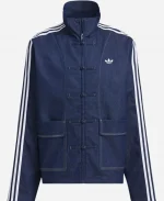 Adidas Tang New Year Chinese Blue Denim Jacket For Sale