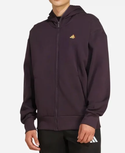 Adidas x Fortnite Zip Purple Pullover Hoodie