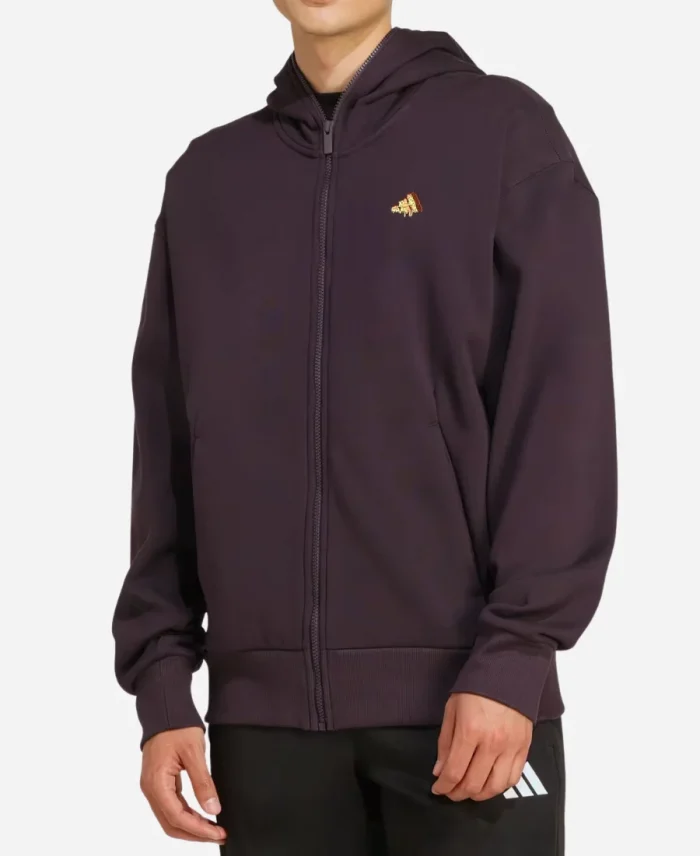  Adidas x Fortnite Zip Purple Pullover Hoodie