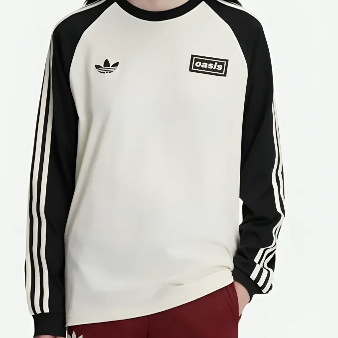 Oasis x Adidas Tour 3-Stripes Long Sleeves T-shirt
