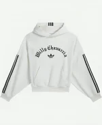 Adidas x Willy Chavarria Heavyweight Pullover White Hoodie