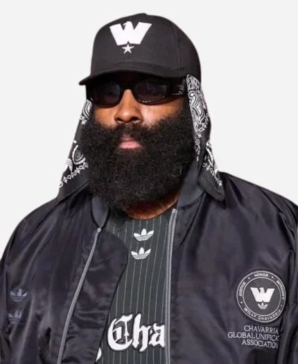 Adidas x Willy Chavarria Justice Honor Integrity Black Jacket