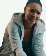 Aisha Dee Tv Series Apple Cider Vinegar Season 01 Chanelle McAuliffe Grey Hoodie