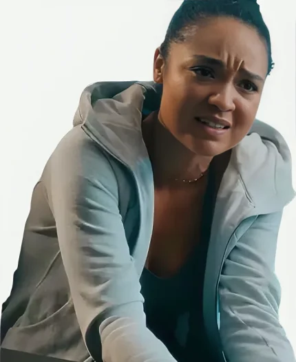 Aisha Dee Tv Series Apple Cider Vinegar Season 01 Chanelle McAuliffe Grey Hoodie