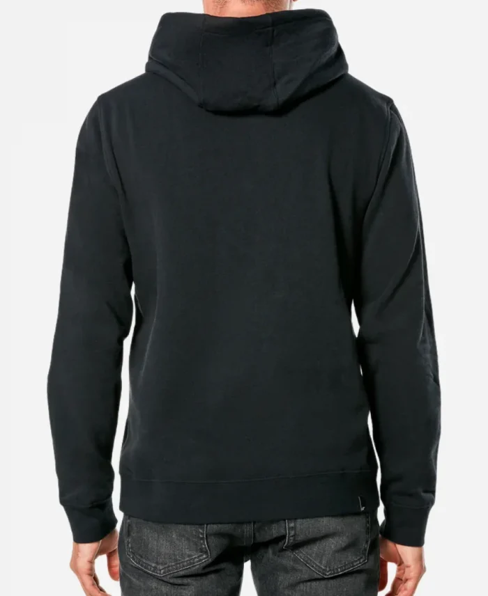 Alpinestars Black Pullover Hoodie For Unisex