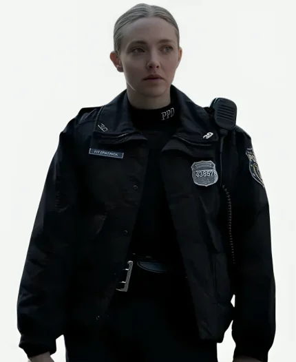 Amanda Seyfried Long Bright River Bomber Jacket