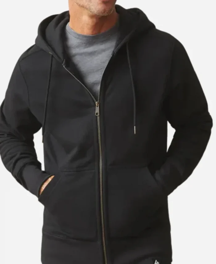American Giant Black Zip Hoodie