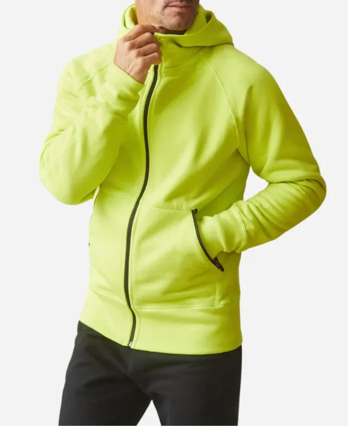American Giant Yellow Zip Hoodie