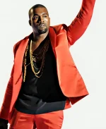 American Rapper Kanye Red Suit For Sale