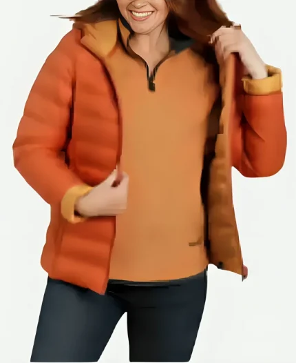 An T-Eilean The Island Kat Crichton Orange Jacket