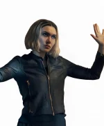 Anaïs Movie The Accountant 2 2025 Daniella Pineda Black Leather Jacket