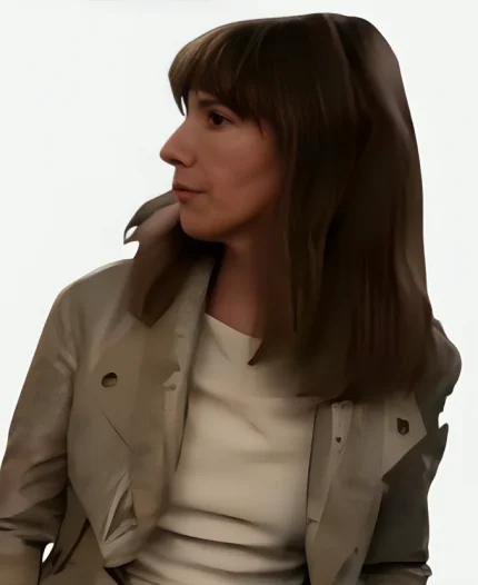 And Just Like That S03 Dolly Wells Metallic Moto Jacket