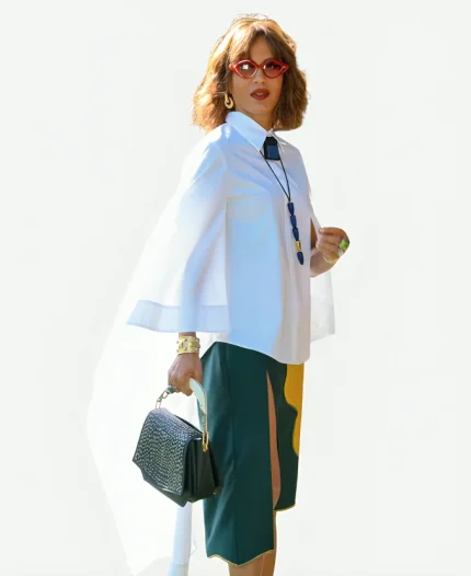 And Just Like That S03 Lisa Todd Cape Shirt