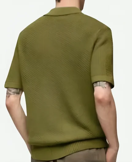 And Just Like That S03 Mehcad Brooks Green Polo Shirt