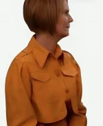And Just Like That S3 Cynthia Nixon Orange Cargo Jumpsuit