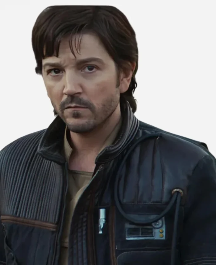 Andor S02 Diego Luna Black Leather Jacket