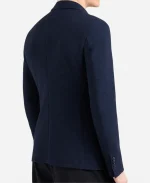 Andrew Tate Blue Wool Blazer