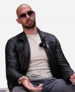 Andrew Tate Leather Black Jacket