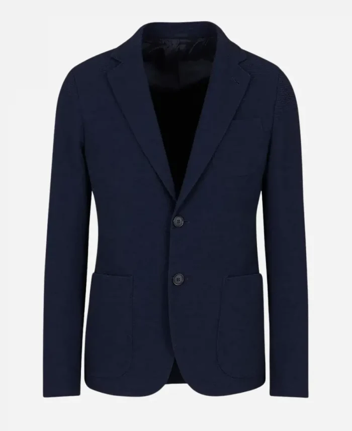 Andrew Tate Wool Blue Blazer
