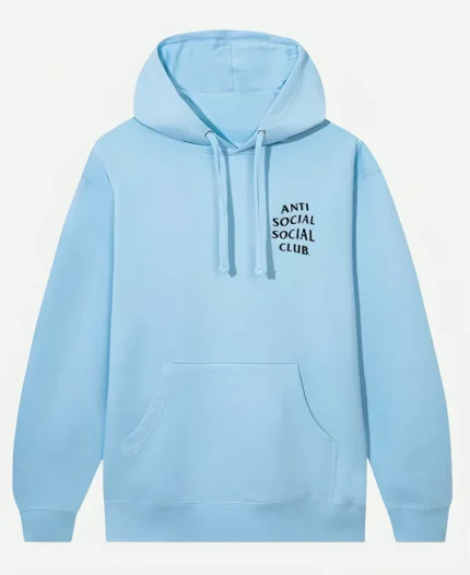 Anti Social Social Club Blue Hoodie For Men