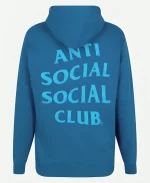 Anti Social Social Club Blue Hoodie For Sale