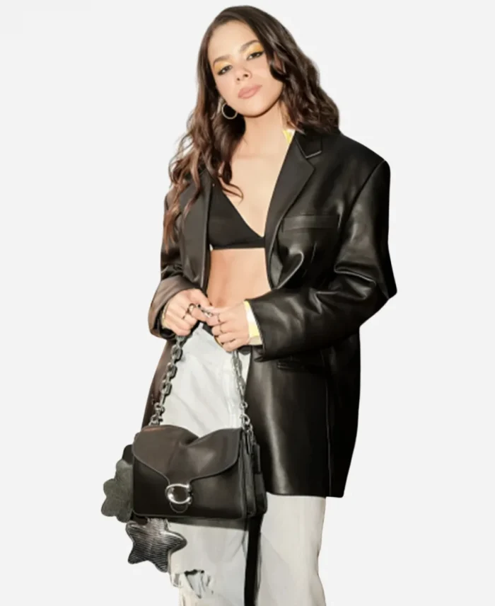 Antonia Gentry 2025 Black Leather Blazer