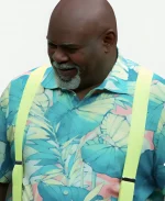 Assisted Living S06 Mr Brown Leaf Print Shirt