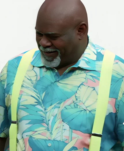 Assisted Living S06 Mr Brown Leaf Print Shirt