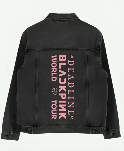 BLACKPINK Dark Grey Denim Jacket