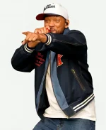 Based on a True Story Tour Will Smith Blue Bomber Jacket For Sale