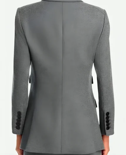 Belle Buckley TV Series The Waterfront 2025 Maria Bello Grey Blazer