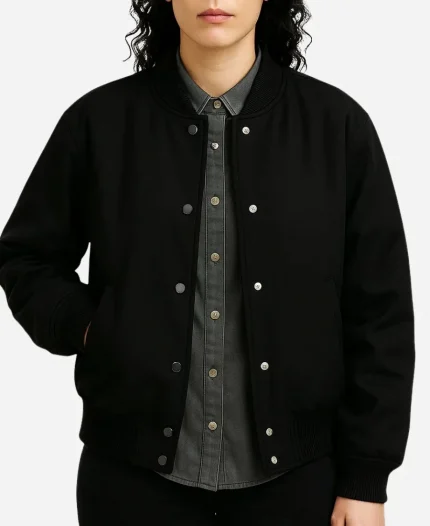 Berlin ER 2025 Safak Sengül Black Varsity Jacket
