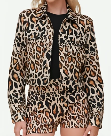 Beyond the Gates Ambyr Michelle Leopard Jacket