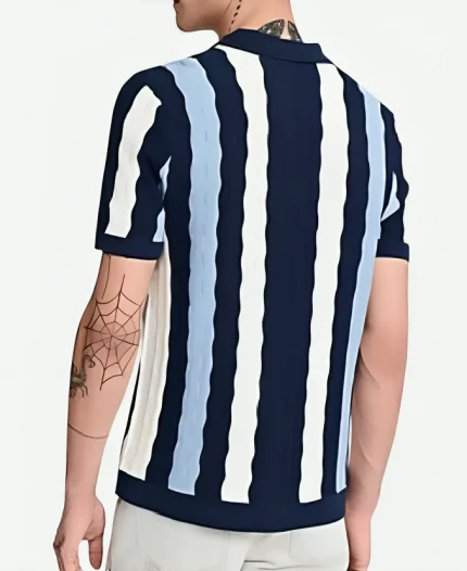 Braeden Paterson Pop The Balloon Live S01 Striped Polo Top