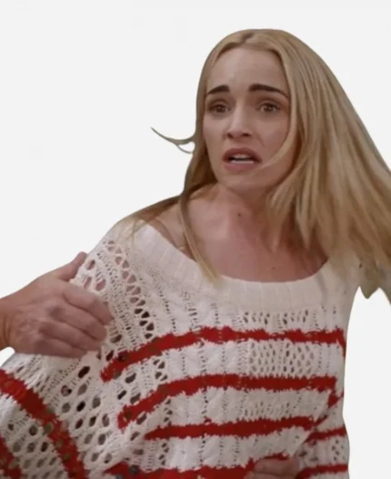 Brianne Howe Tv Series Ginny & Georgia Georgia Miller Red Striped Sweater