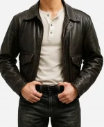 Bryan Johnson Leather Jacket
