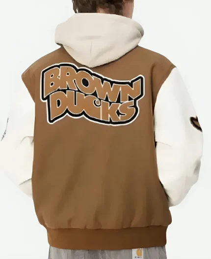 Carhartt WIP Brown Ducks Bomber Jacket For Sale