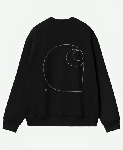 Carhartt WIP x Clipse Black Crewneck Sweatshirt