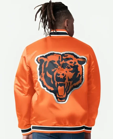 Chicago Bears Satin Jacket For Unisex