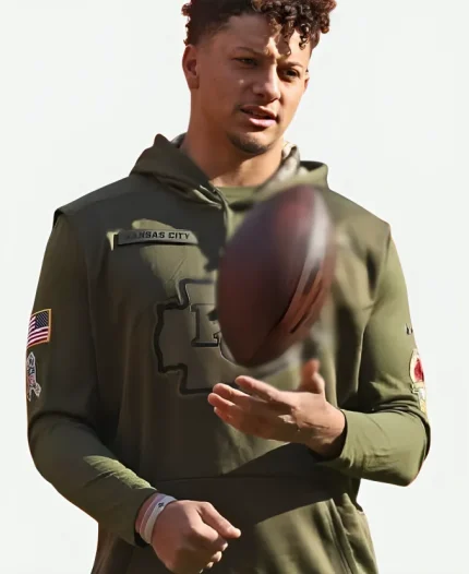 Chiefs Olive Green Pullover Hoodie