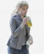 Chloë Grace Moretz Kick-Ass 2 Grey Jacket