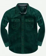 Christian Tv Series House of Payne Season 14 Austin Perine Green Corduroy Jacket