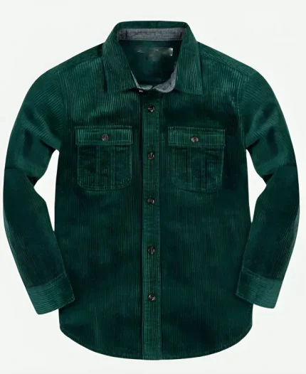 Christian Tv Series House of Payne Season 14 Austin Perine Green Corduroy Jacket