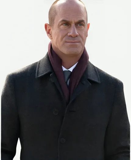 Christopher Meloni Law & Order Organized Crime Elliot Stabler Wool Coat