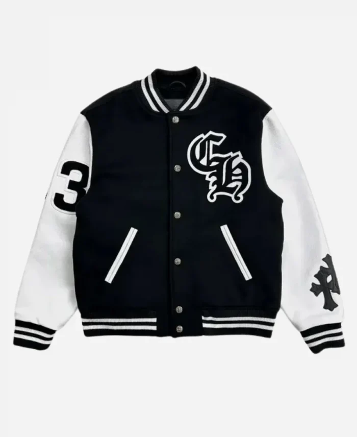 Chrome Hearts Timmy Black Varsity Jacket