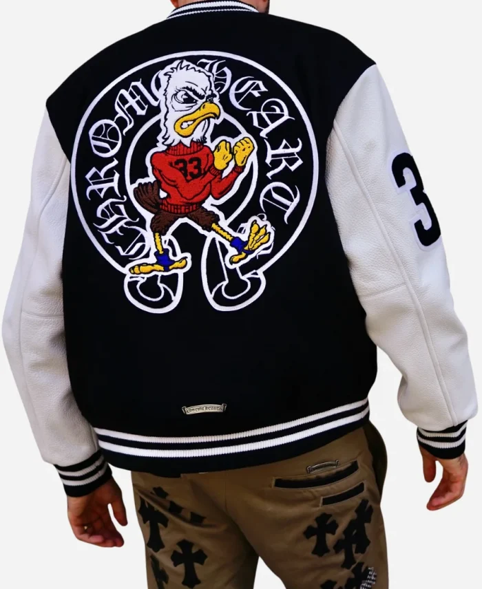 Chrome Hearts Timmy Varsity Black Jacket For Sale