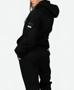 Comfort Airplane Mode Travel Black Pullover Hoodie