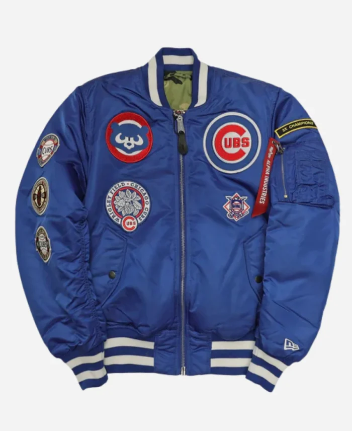 Cubs Blue Bomber Jacket